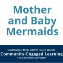 Mother and Baby Mermaids logo