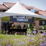 Welcome Back Buffs Tents