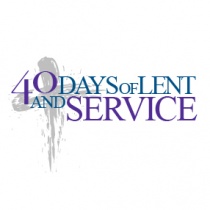 40 Days of Lent and Service logo