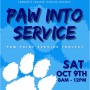 Homecoming Paw Paint Project