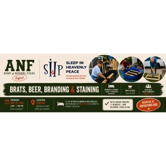 Brats, Beer, Branding & Staining