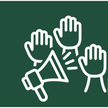 Engage in Democratic Processes logo