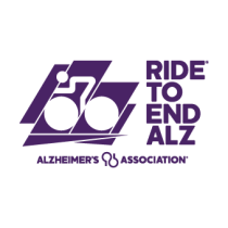 Alzheimer's Association - Ride to End ALZ logo