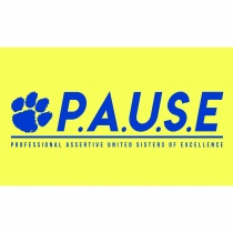 P.A.U.S.E: Professional Assertive United Sisters of Excellence logo