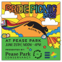 Pease Park Pride Picnic Event Set Up