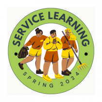 Spring 2024 Service Learning logo