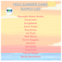 Summer Camp Supplies Donation Drive