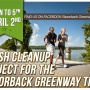 Razorback Greenway Trail Clean Up